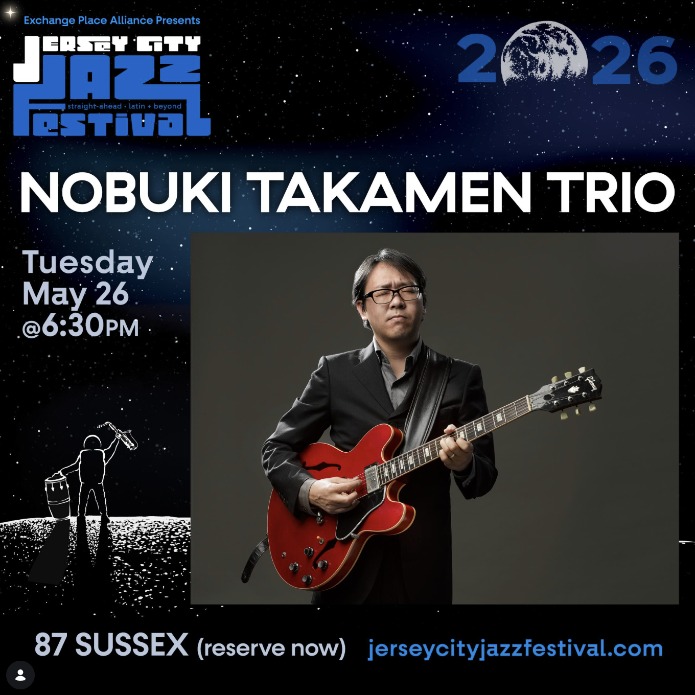 Jersey City Jazz Fest: Nobuki Takamen Trio