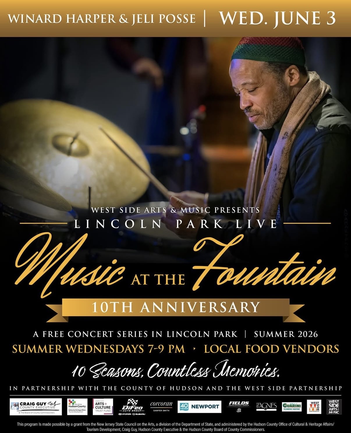 Music at the Fountain: Winard Harper + Jeli Posse